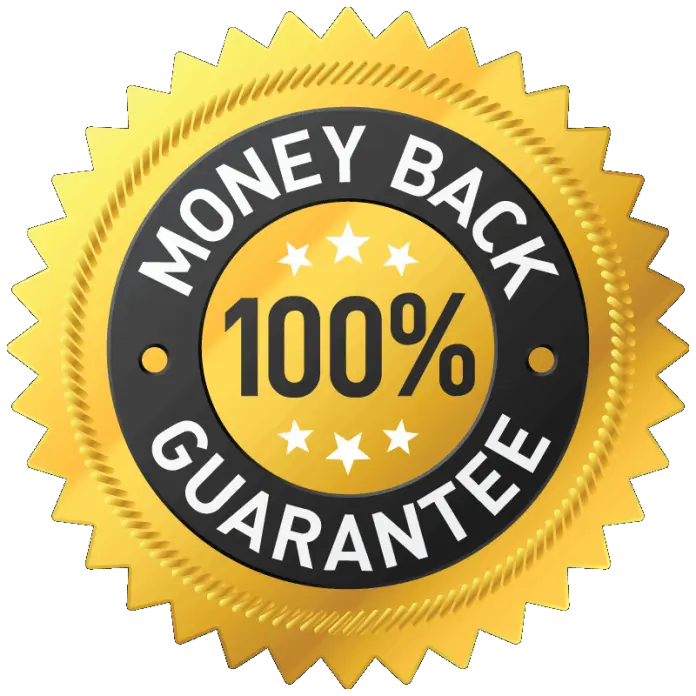 TerraCalm 60-day money back guarantee seal