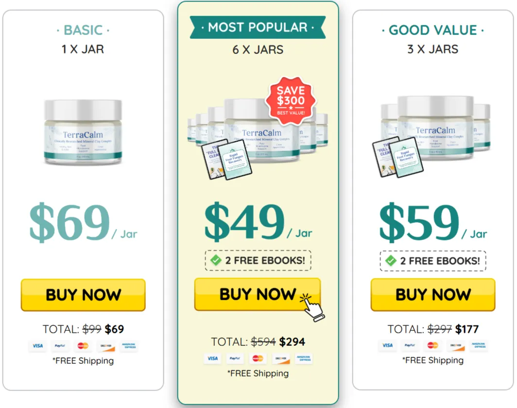 Buy TerraCalm from official website secure checkout